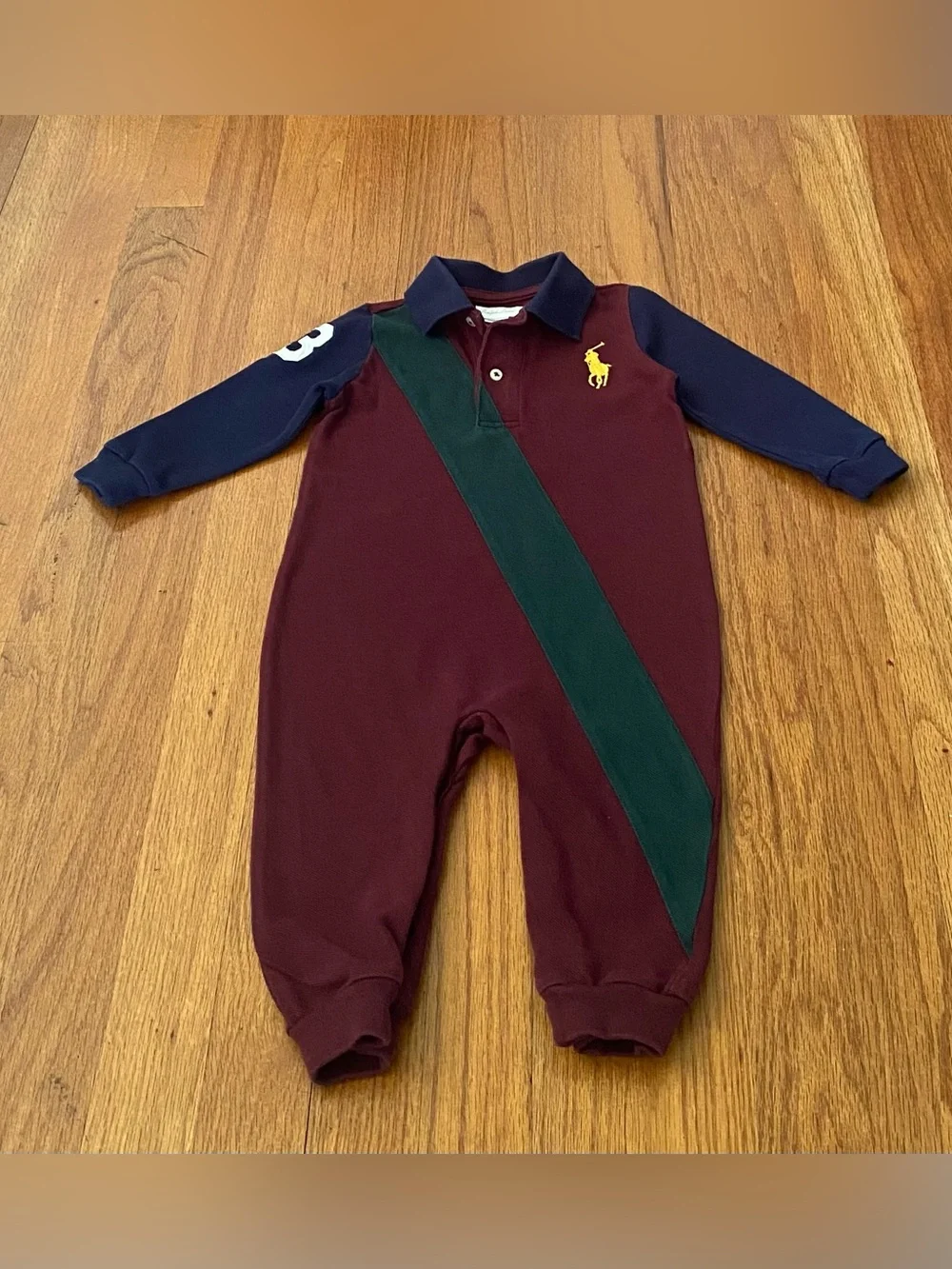 Ralph Lauren Big Pony Cotton Mesh Coverall